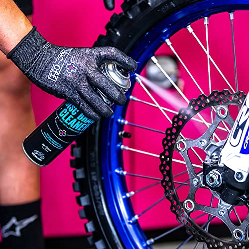 "Muc-Off Disc Brake Cleaner 400ml – Hochwirksamer, schnell trocknender Bremsenreiniger für Motorrad, pflegt Bremsbeläge & Rotoren