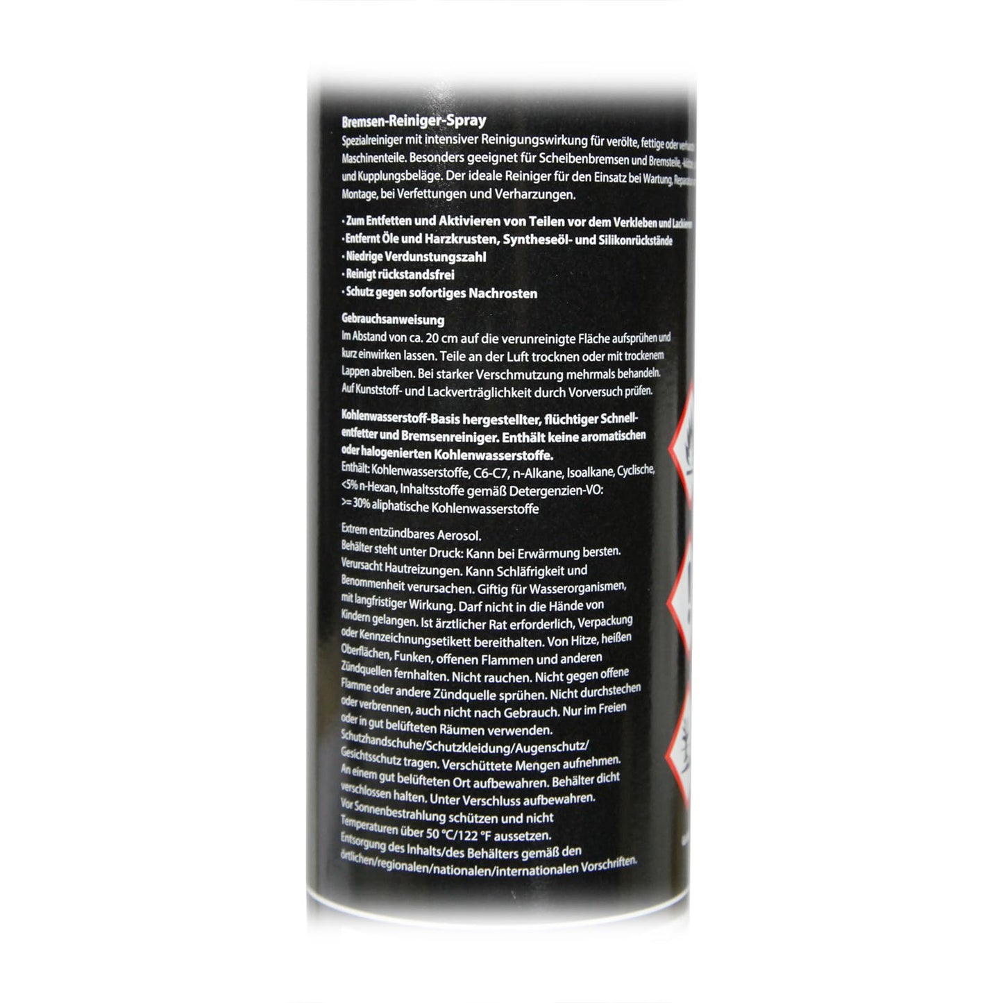 AG Automotive Bremsenreiniger Teilereiniger Entfetter Sprühdose Acetonfrei Spraydose 12x500ml Bremsreiniger Spray