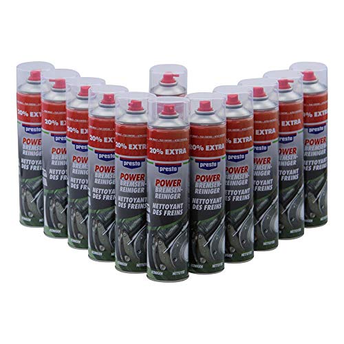 Bremsenreiniger 12x 600ml Power Teilereiniger Acetonfrei 600 ml Spraydose